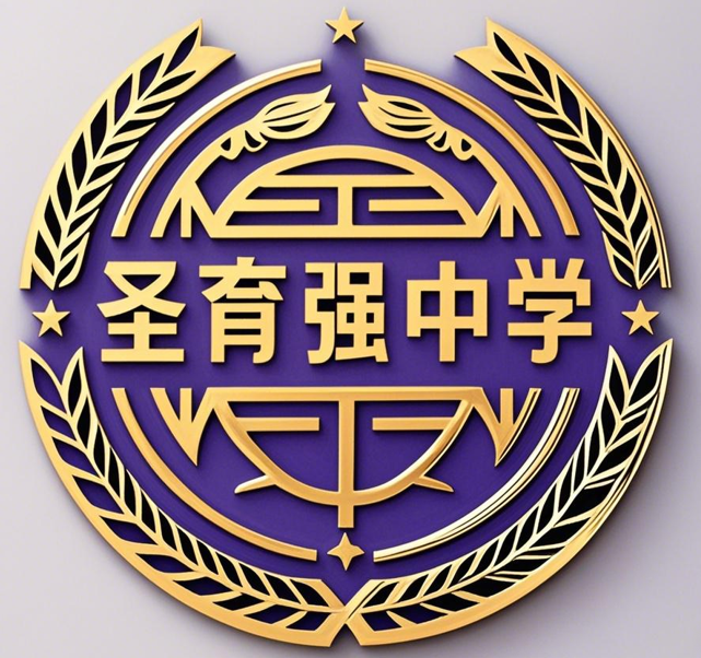 圣育强中学校徽